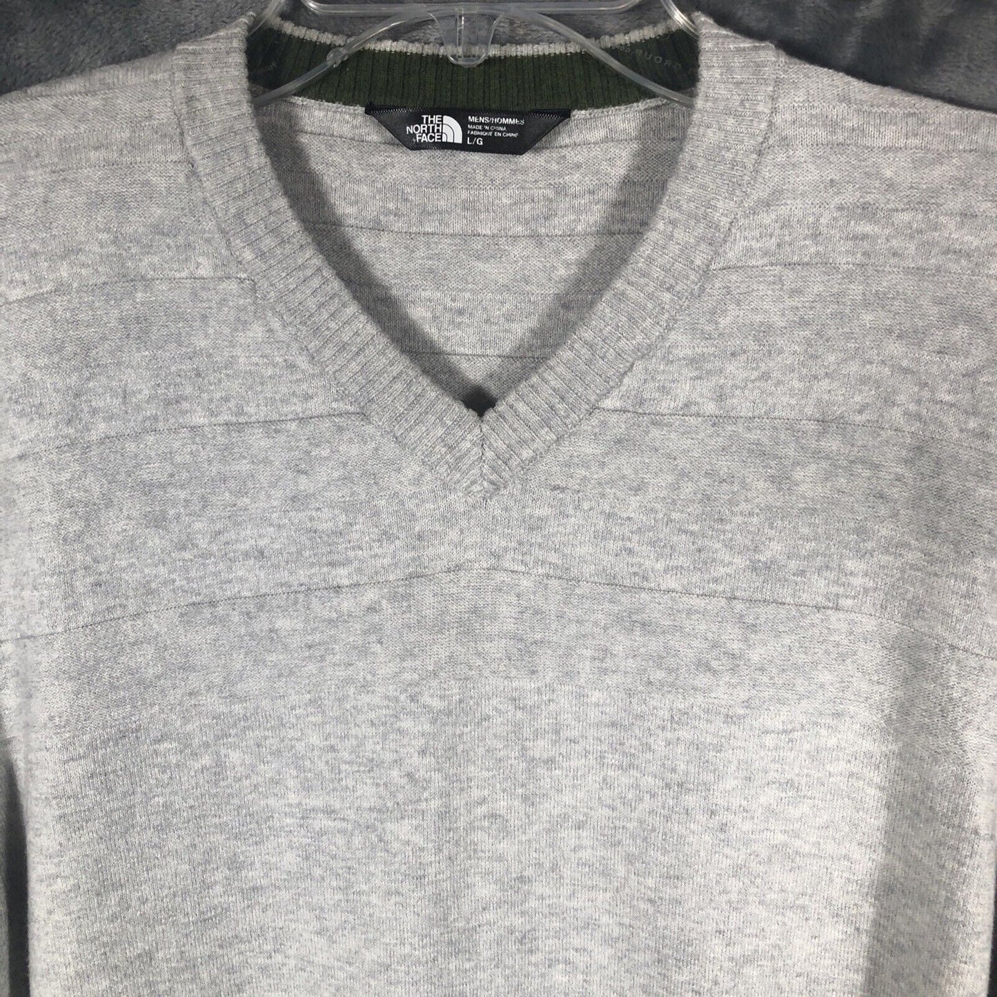 The North Face Sweater Men’s Gray Size Large Long Sleeve Shirt