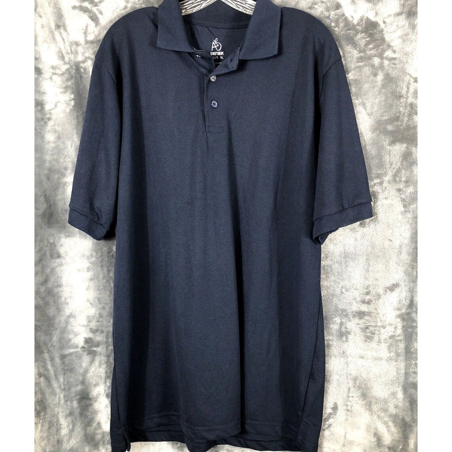 Polo A Plus Uniform Shirt  Mens Size X-Large Blue Golf Shirt