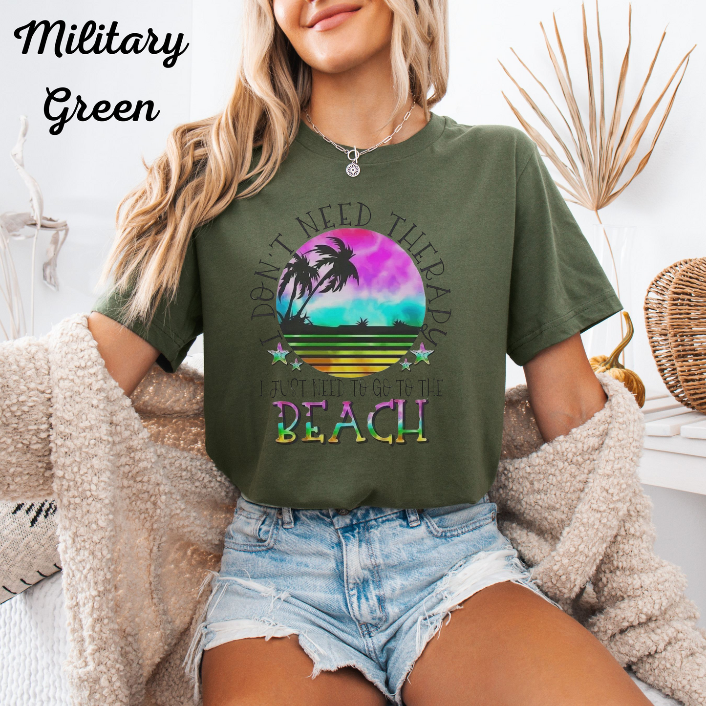 Beach Therapy Unisex T-Shirt - Bella Canvas 3001