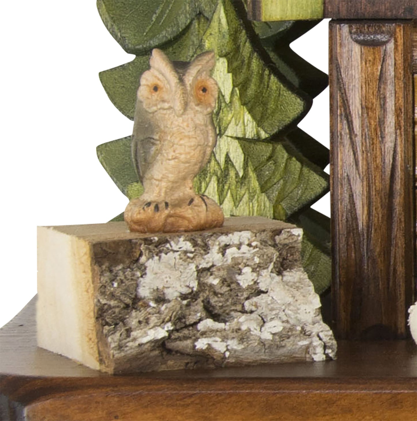 Cuckoo-Palace German Cuckoo Clock - Summer Meadow Chalet with 8-Day-Movement - 13 1/3 inches Height - Black Forest Clock