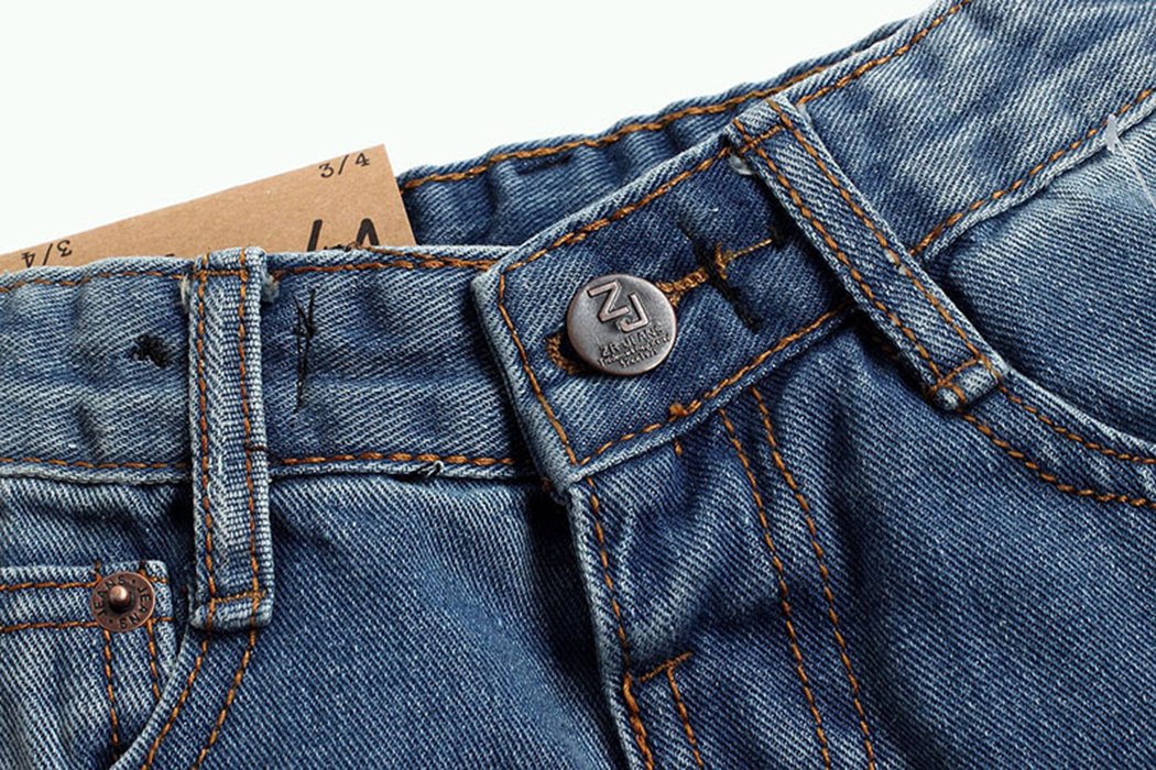 KIDSCOOL SPACE Baby Girl Boy Jean,D Ring Elastic Band Inside Ripped Denim Pants,Light Blue,12-18 Months