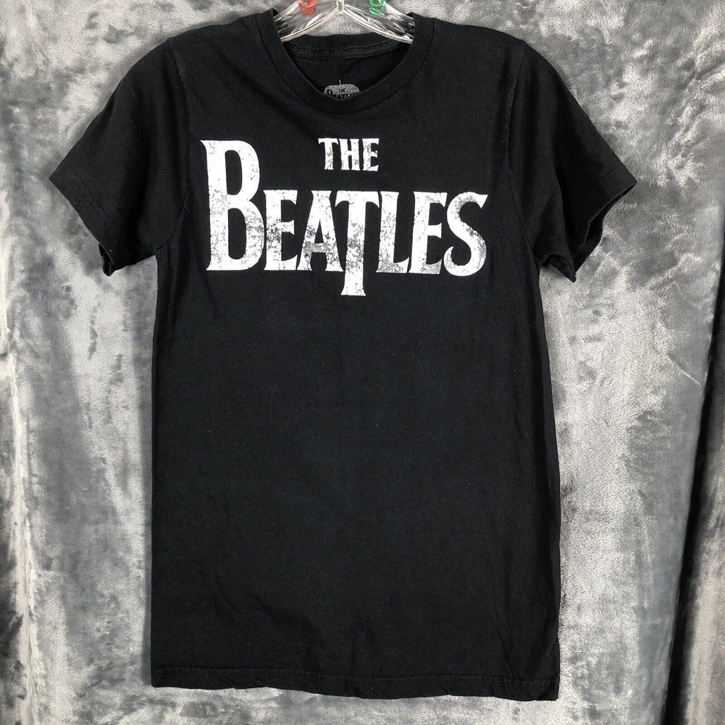 The Beatles T-Shirt Rock Band Tee Classic Rock Shirt Black Size Small Unisex