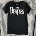 The Beatles T-Shirt Rock Band Tee Classic Rock Shirt Black Size Small Unisex
