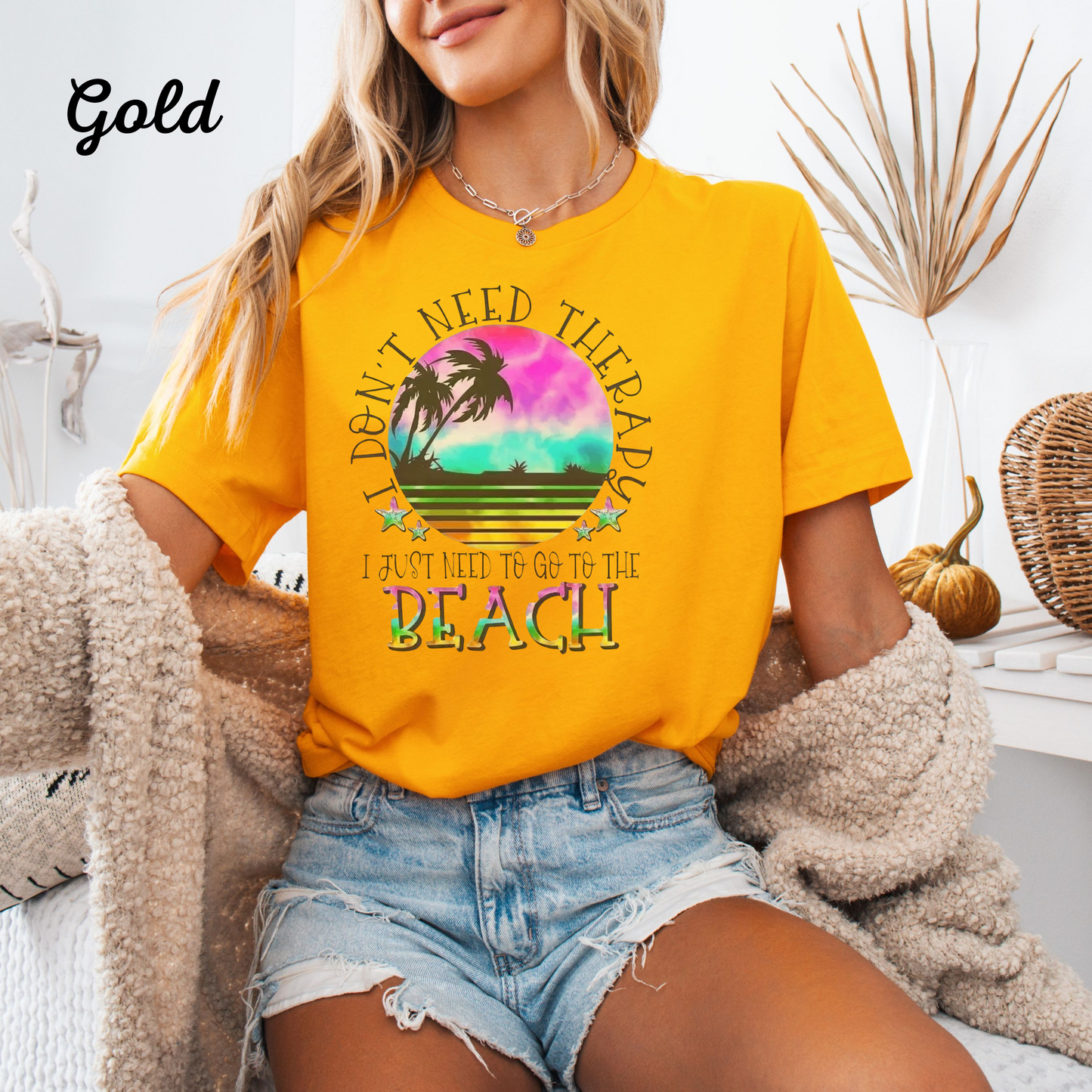 Beach Therapy Unisex T-Shirt - Bella Canvas 3001
