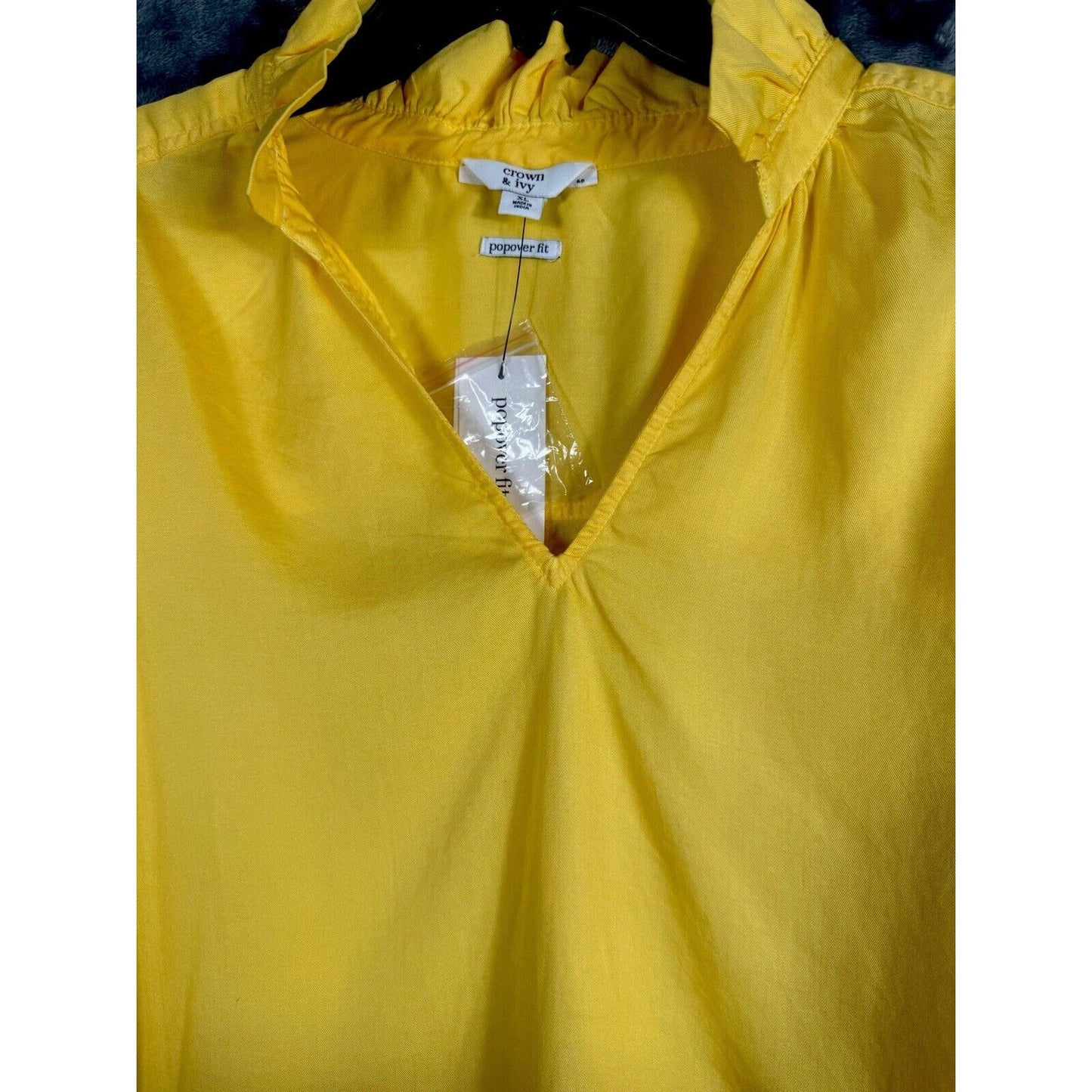 Crown & Ivy Womens Blouse Popover Fit Top Size XLarege New Shirt Price $59.50