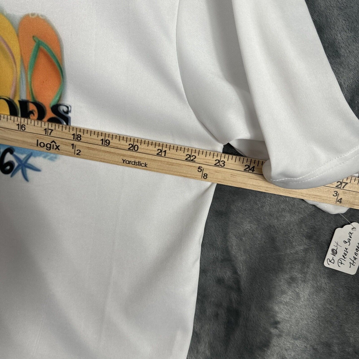 C2 Sports Woman’s T-shirt “if I Can’t Wear My Flip-Flops I’m Not Going”  X Large