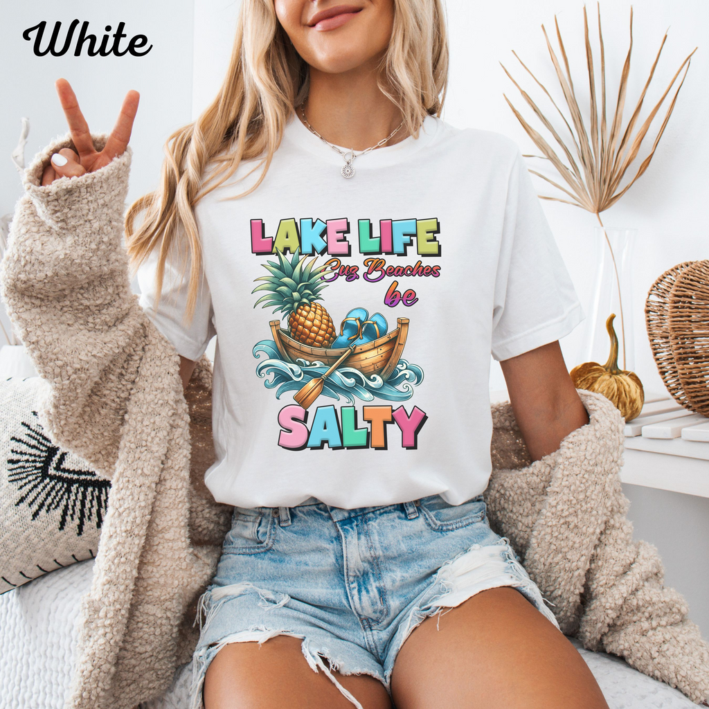Lake Life Summer Tee, Vacation Shirt, Outdoor Lifestyle Top