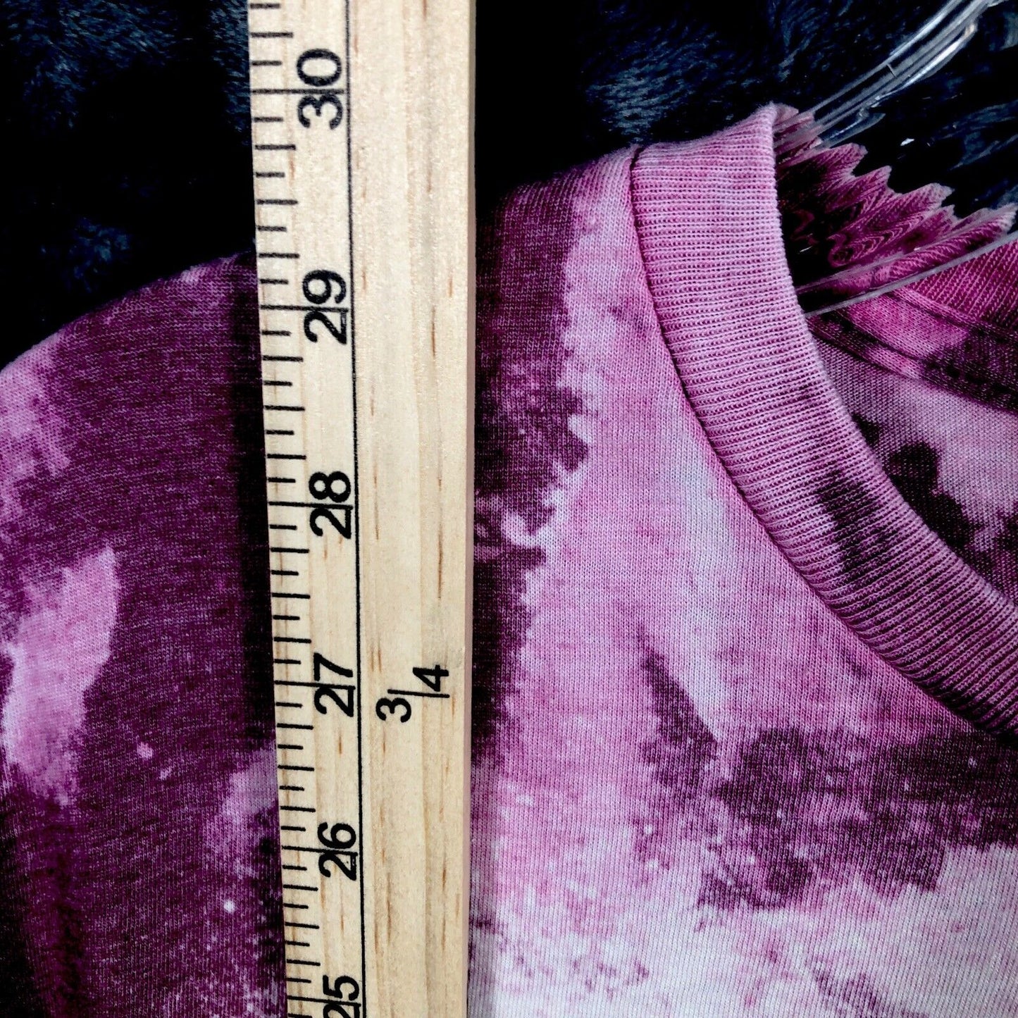 Woman's Shirt  "Summer Vibes" T-Shirt Purple & Pink Short Sleeve Unisex Cotton Handmade Tie-Dye Large