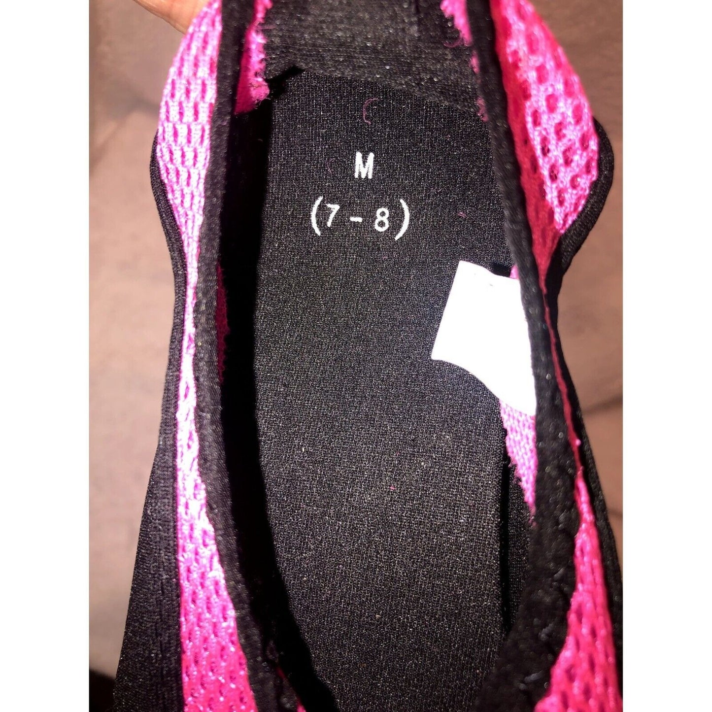 Water Shoes Woman's Pink Size 7-8 Good Condition