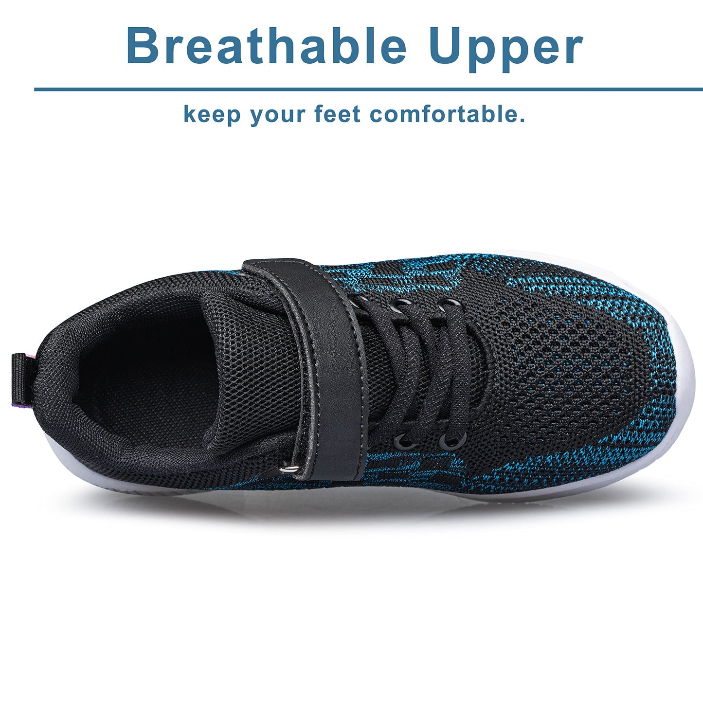 Kids Shoes Boys Sneakers Sports Athletic Running Shoes Girls Shoes Navy Blue Big Kid Size 5