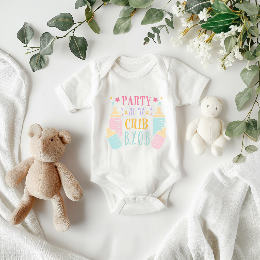 Funny Baby Bodysuit, Cute Infant One-Piece Outfit, Baby Shower Gift, Soft Cotton Baby Romper, New Parent Gift, Unisex Baby Clothes