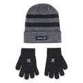 Hurley Boys One And Only Beanie Glove Winter Accessory Set, Grey, 4-7 US