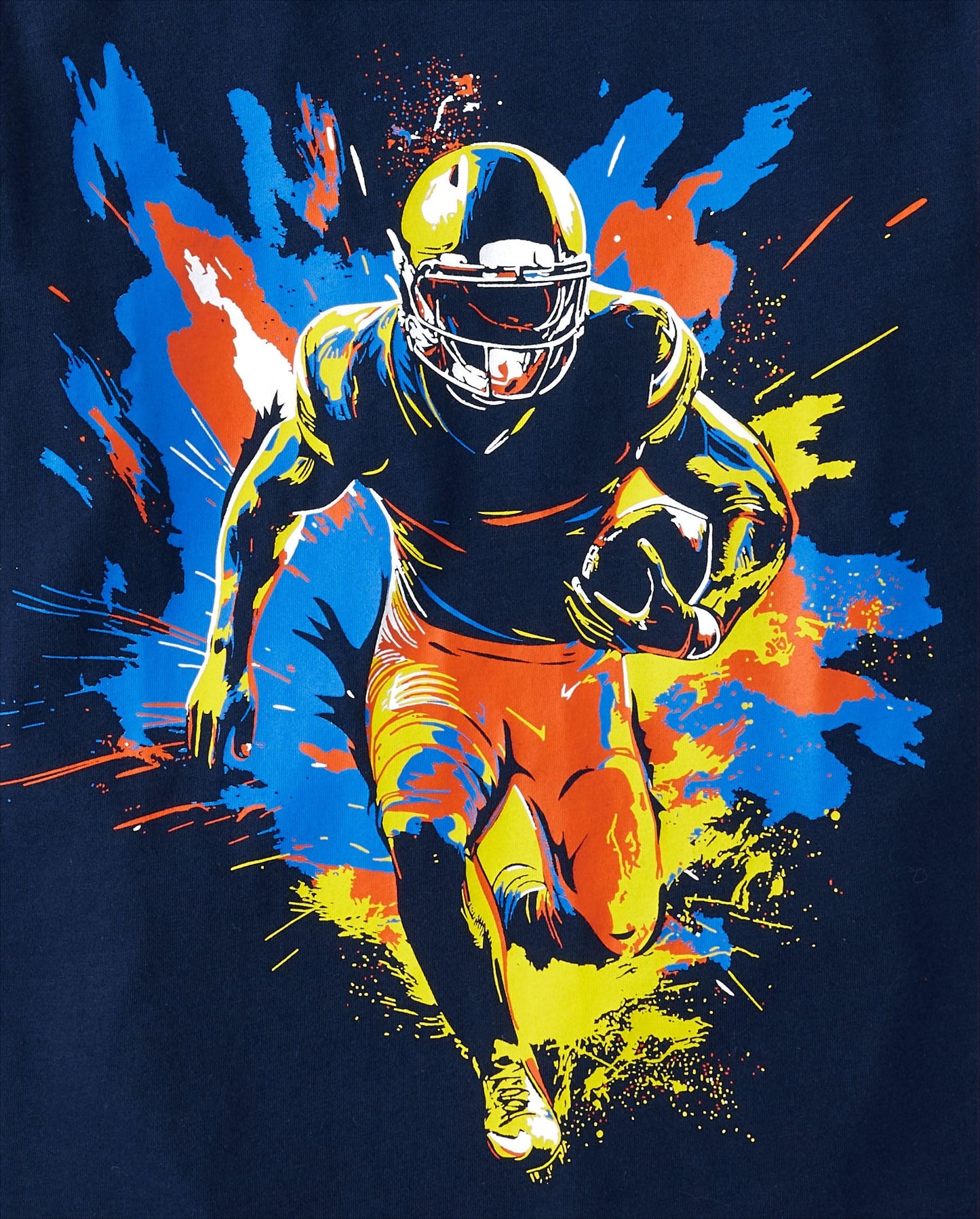 The Children's Place,Boys,Sports Long Sleeve Graphic T-Shirts,Multipacks,Eat Sleep Football Repeat 3-Pack,Medium