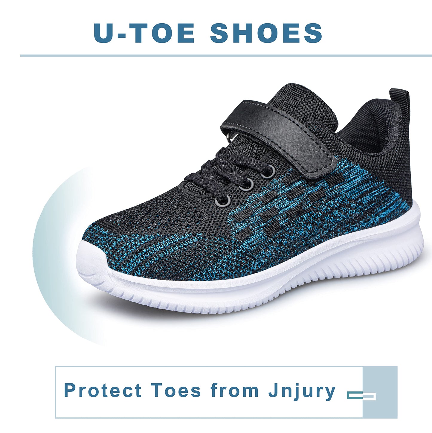 Kids Shoes Boys Sneakers Sports Athletic Running Shoes Girls Shoes Navy Blue Big Kid Size 5