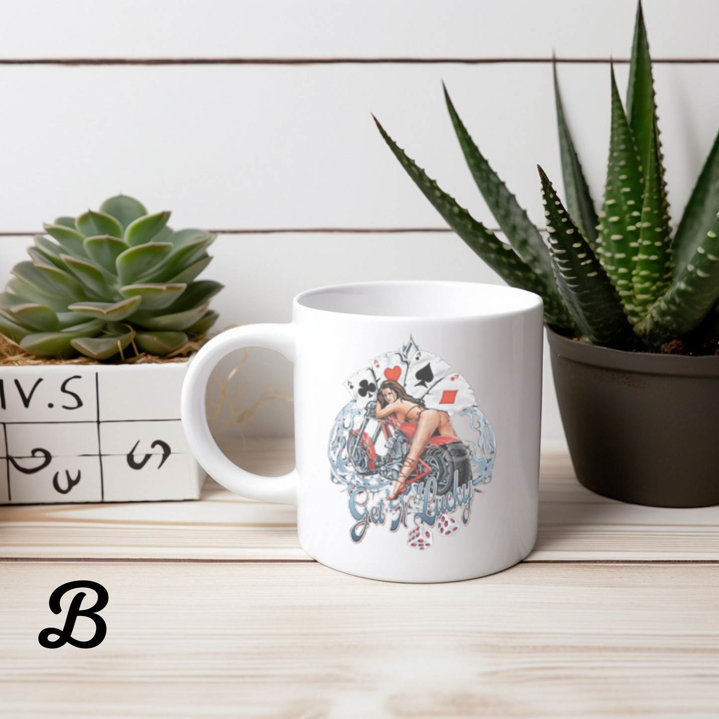 Ceramic Mug Coffee Lovers Gift, Durable White Mug, Poker Theme Mug, Collectible Design, Personalized Option, Gift for Men, 11oz 15oz