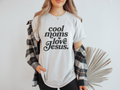 Cool Moms Love Jesus Shirt, Christian Mom Gift, Religious Apparel, Faith Based T-shirt, Inspirational Message Tee, Mom's Day Present