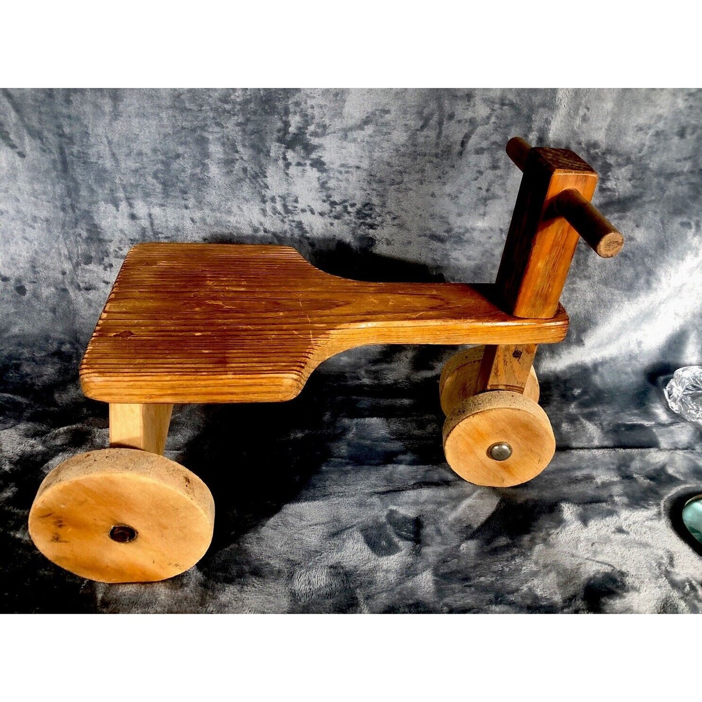 Hand Crafted Kids Wood Riding Toy Vintage Trike Handmade Kids Tricycle Bike