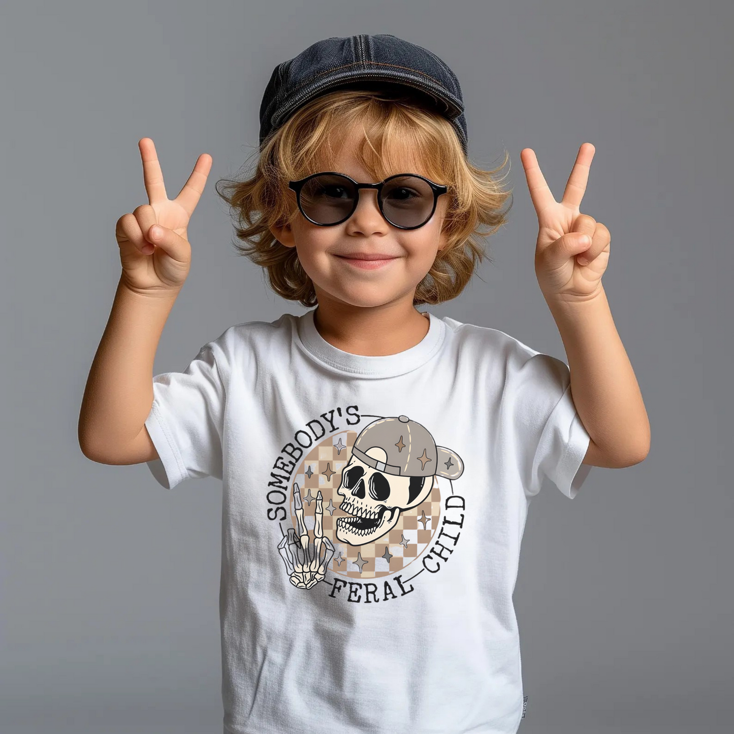 Soft Toddler Tee, Skull Print T-Shirt, Cute Graphic Apparel, Lightweight Kids Shirt, Cool Children's Clothing, Gift for Boys Girls