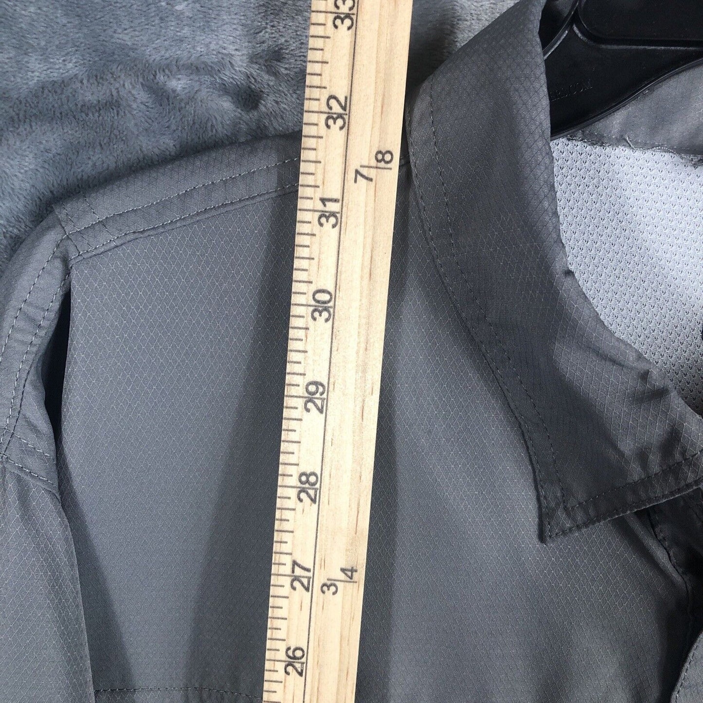 Habit Shirt Mens Extra Large Gray Long Sleeve Vented Fishing Outdoor Upf 40+