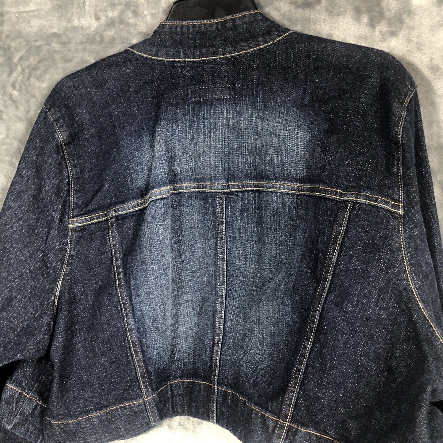 Vintage Paris Blues Woman’s Charcoal Denim Jean Jacket Size 3