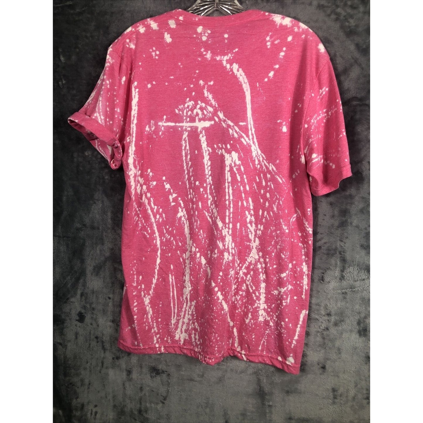 Gildan Copperhead Road Steve Earle T-Shirt Pink Tie-Dye Graphic Tee Unisex Medium