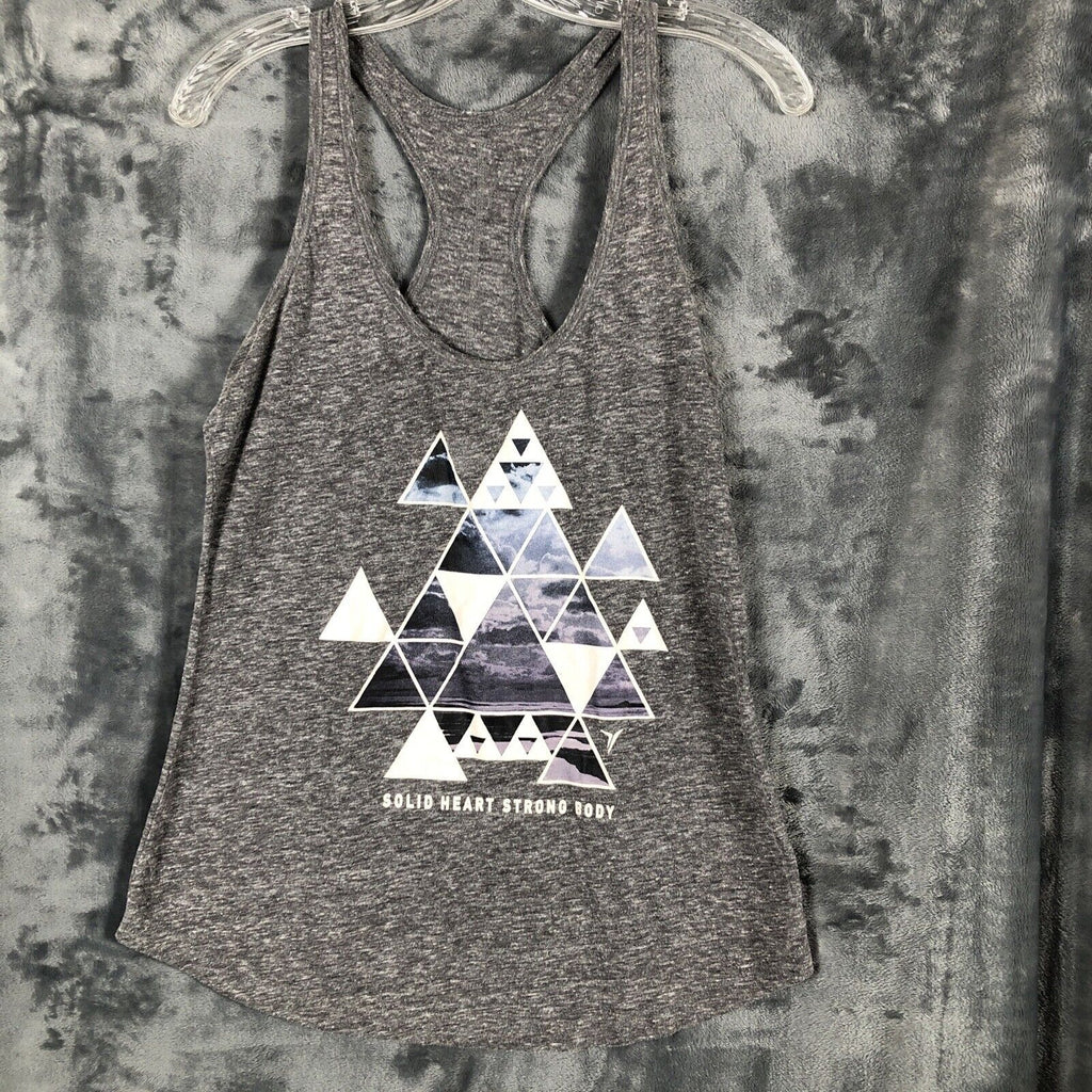 Old Navy Tank Top Womens Size M Solid Heart Strong Body
