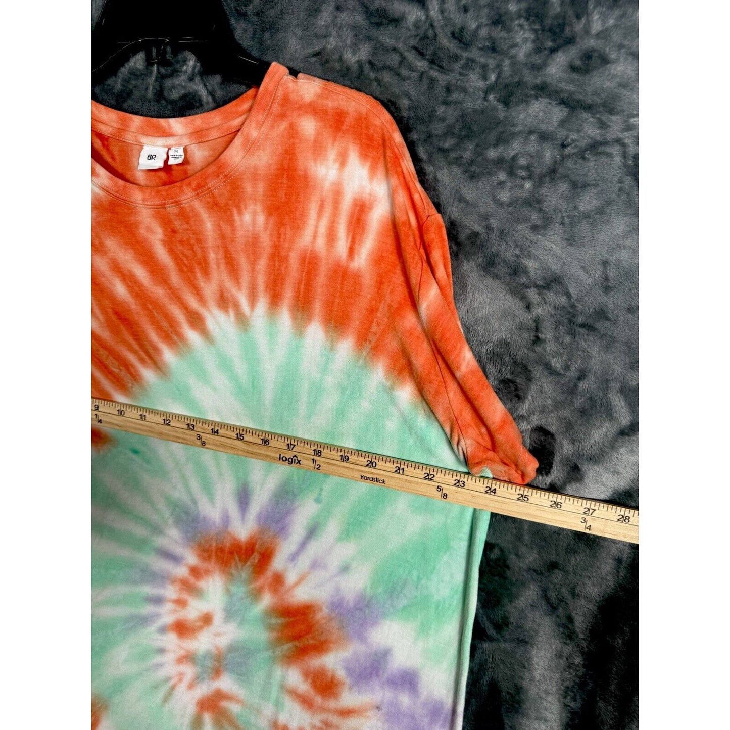 BR Shirt Hippie Tie Dye Men's T Shirt Soft Size Adult Medium Unisex Top