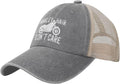 Biker Hair Don’t Care Vintage Mesh Hat Dad Hats Trendy Caps Black - Walmart.com