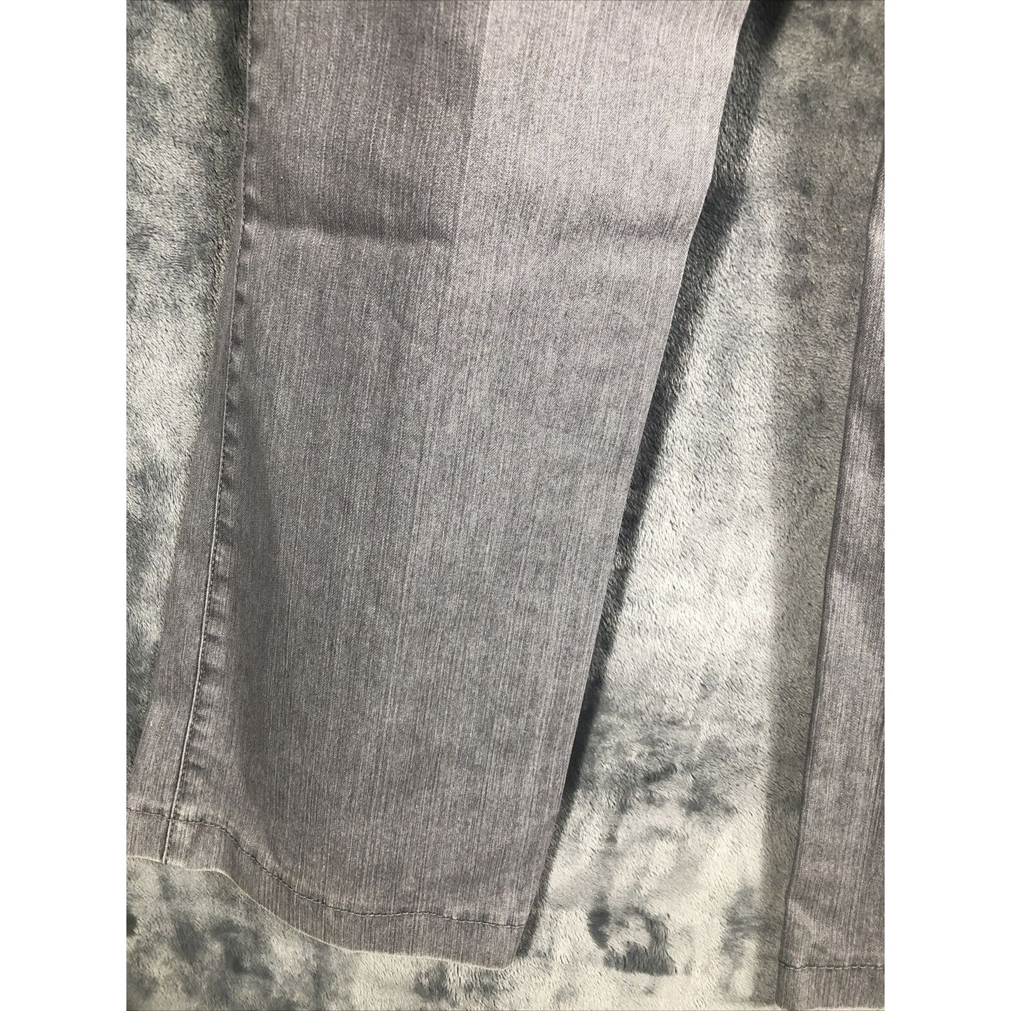 Charter Club Womens Gray High-Waist Straight-Leg Dress Pants With Zip Pockets 16