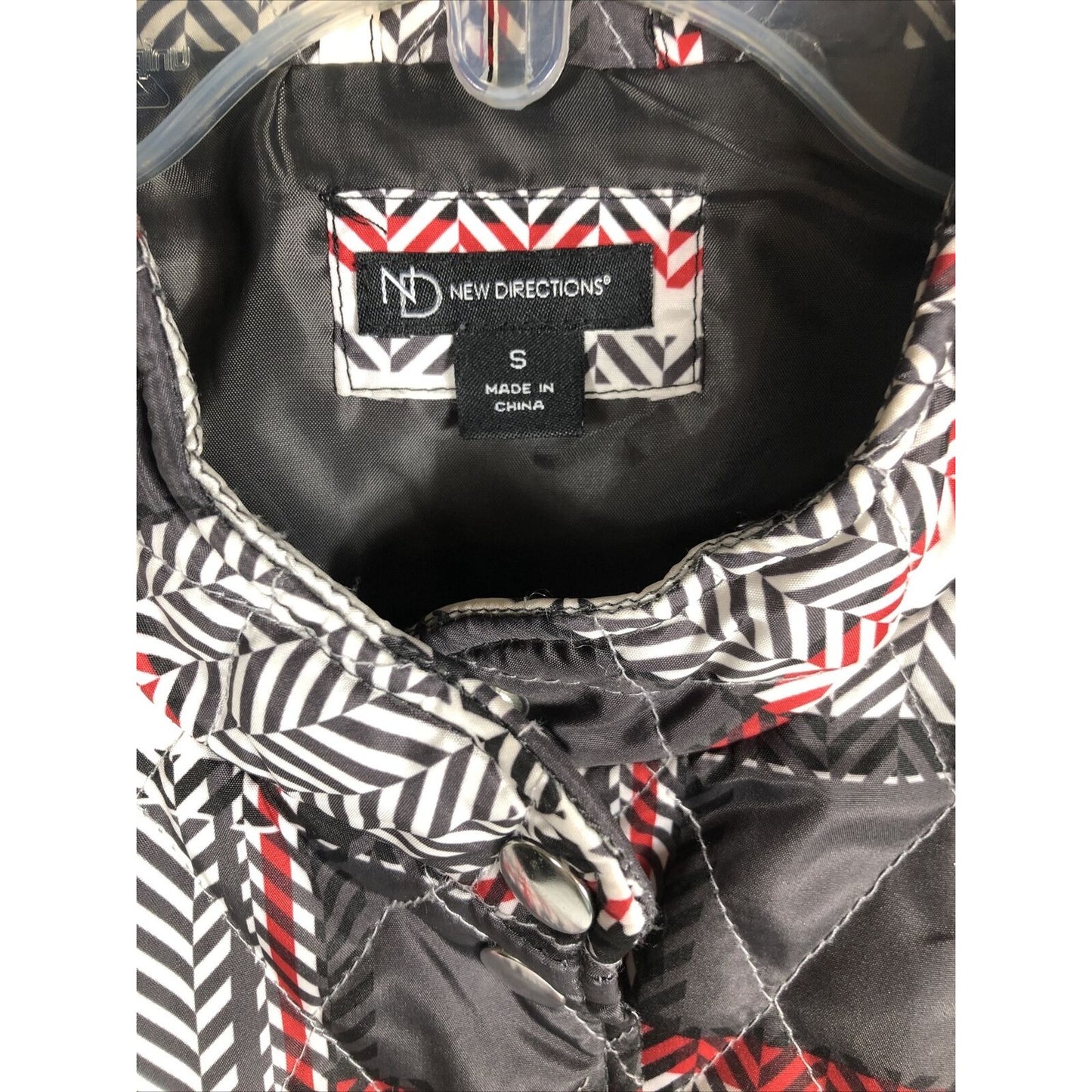 New Direction Woman's Plaid Adult Size Small Vest
