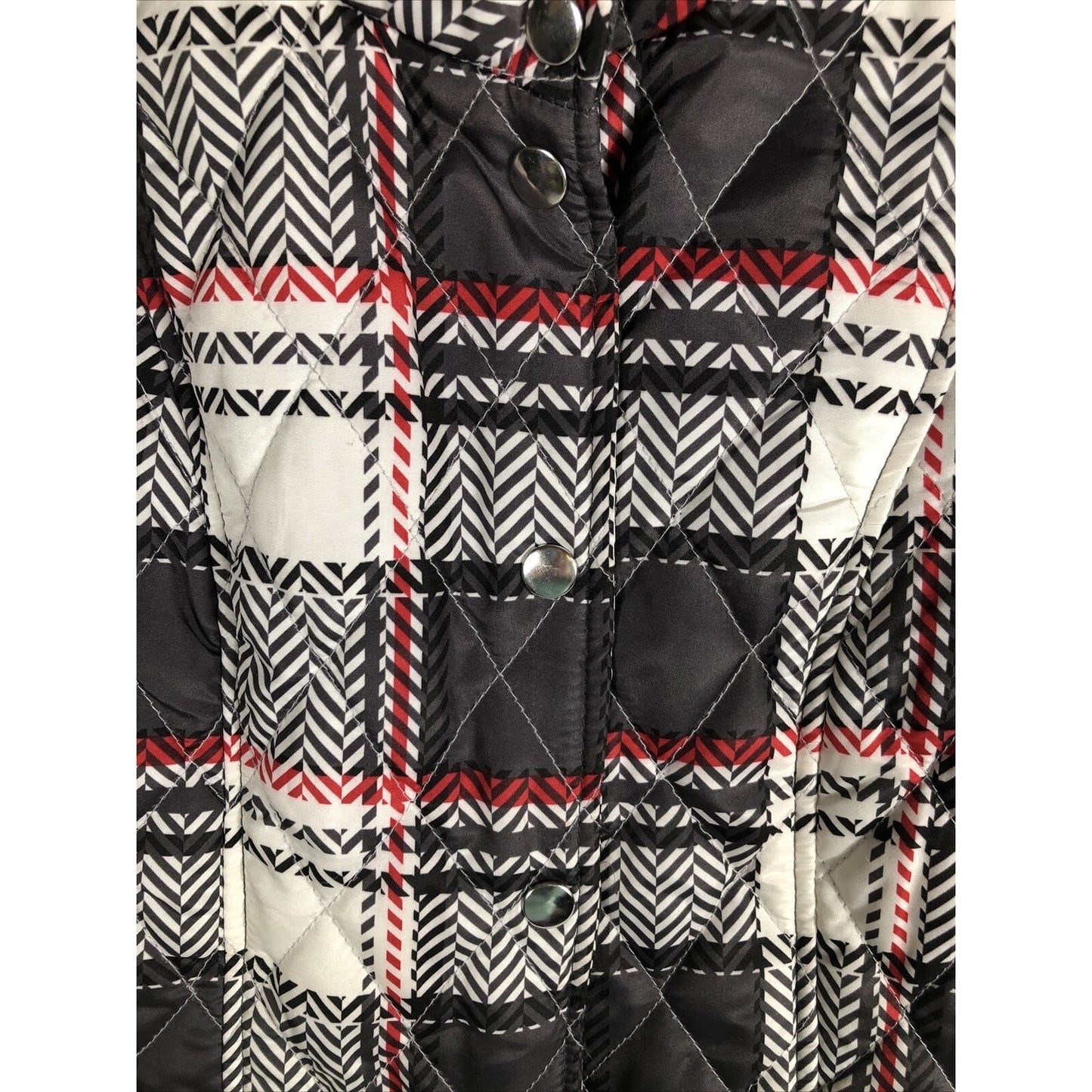 New Direction Woman's Plaid Adult Size Small Vest