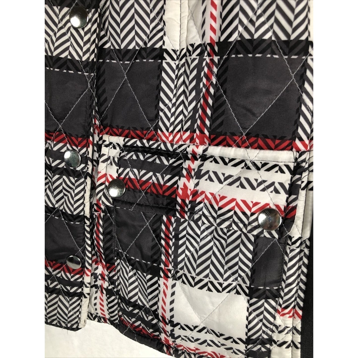 New Direction Woman's Plaid Adult Size Small Vest