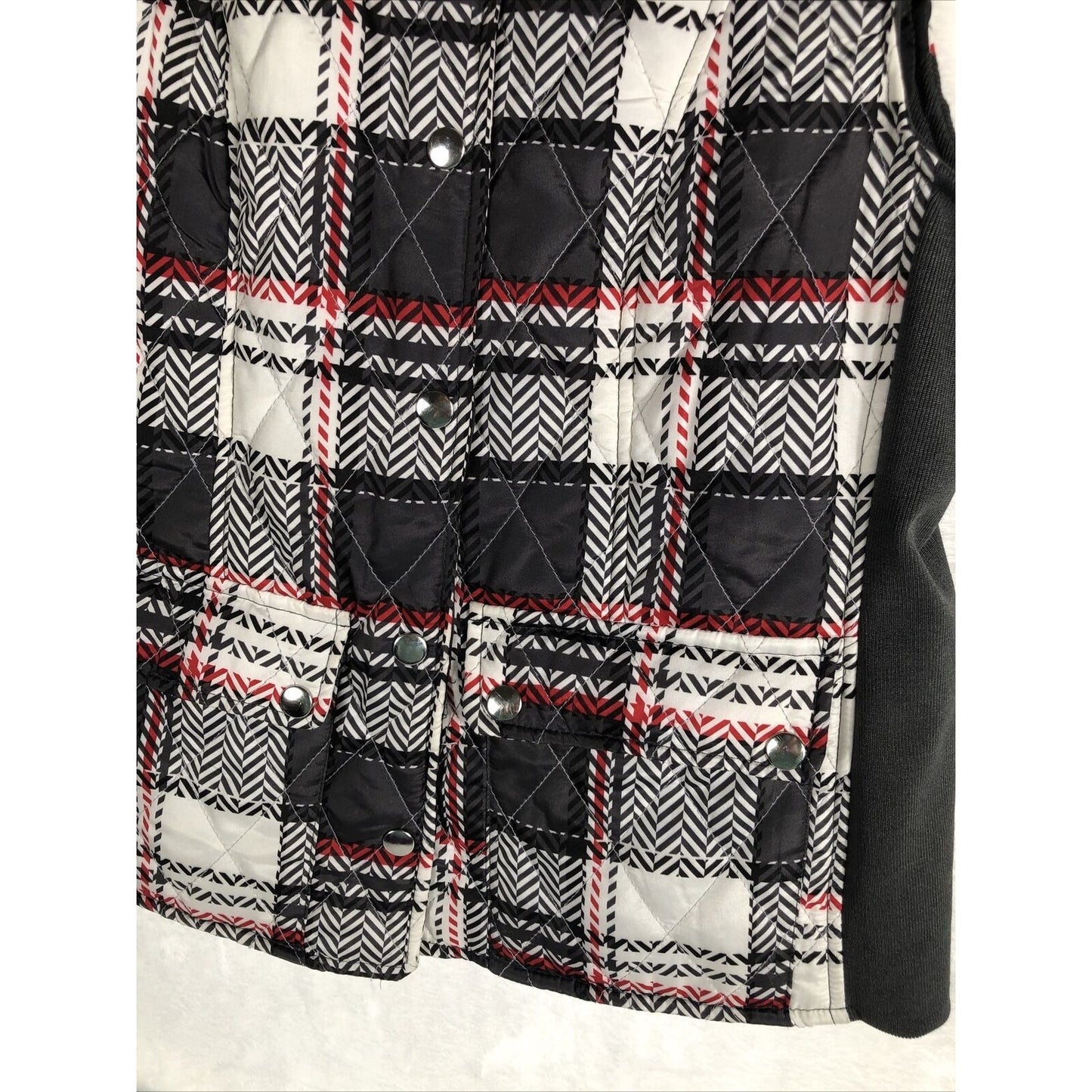 New Direction Woman's Plaid Adult Size Small Vest