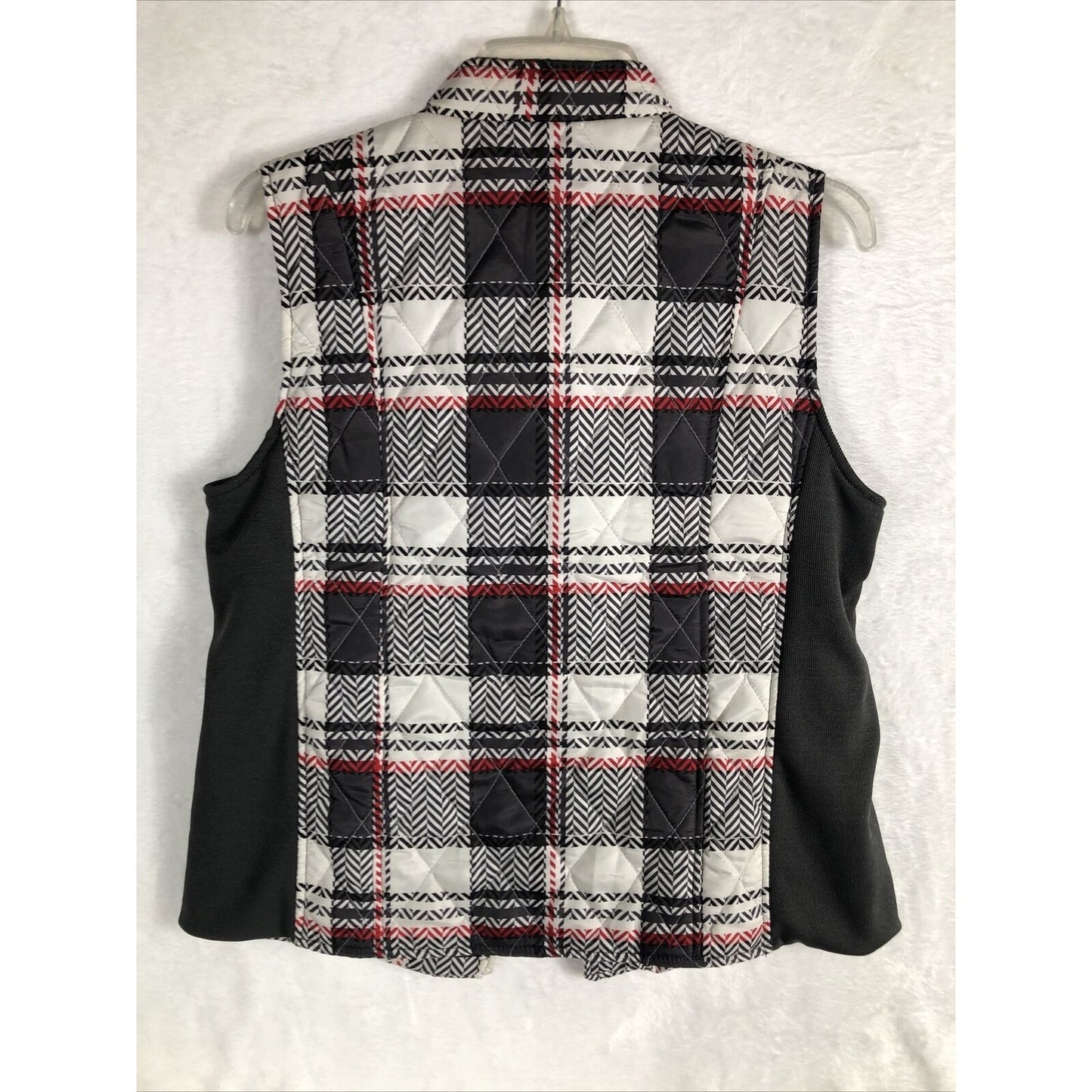 New Direction Woman's Plaid Adult Size Small Vest