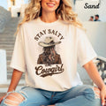Stay Salty Cowgirl T Shirt, Western Rodeo Country Cowboy, Cowgirl Gift for Women, Ranch Birthday Shirt, Southwest Graphic Tee Sizes S-3X