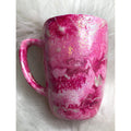 Pink Marble Swirl Ceramic Coffee Mug