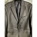 REDA TAILO RED Suit Jacket Men’s Dress Grey Wool Suit Coat Size 46