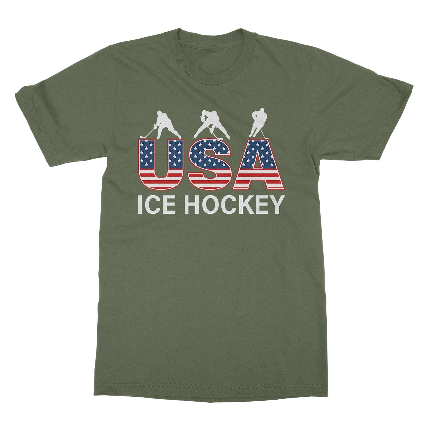 Usa Winter Sports - Ice Hockey Team Tribute Unisex T-Shirt