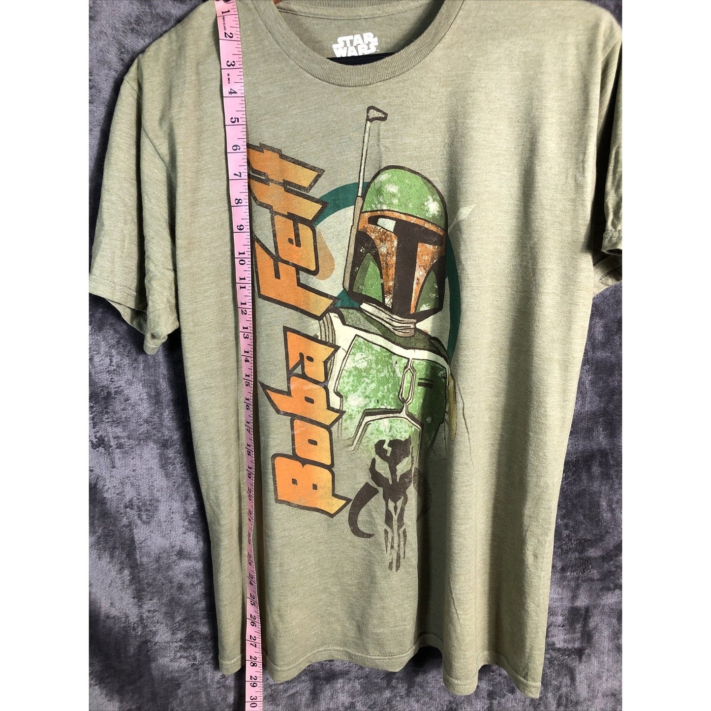 Star Wars Men's T Shirt Graphic Shirt Olive Green Size Medium