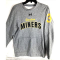Carolina Miners Number Three Men’s Gray Sweatshirt Sweater