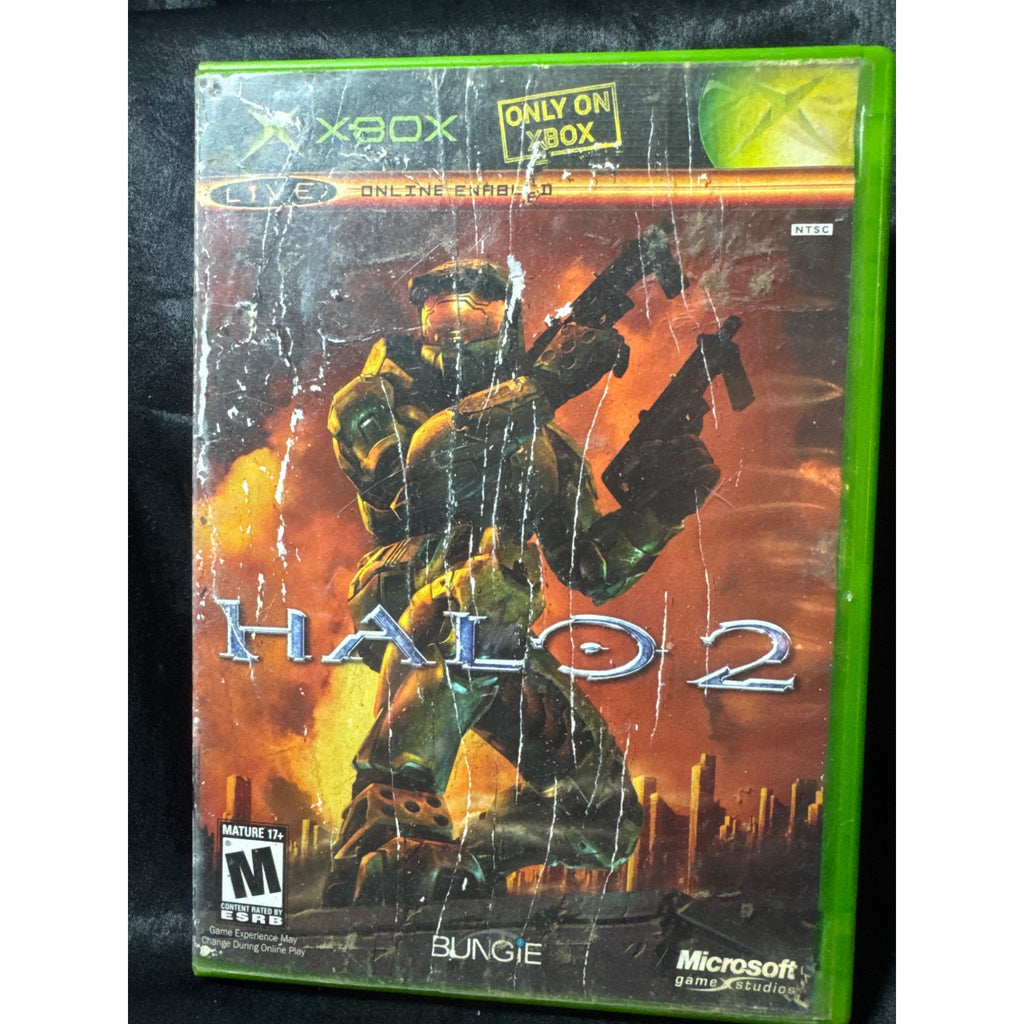 Halo 2 Xbox Game Complete With Case & Disc Bungie M-Rated Pre-Owned Video Game Sci-Fi Action Adventure Shooter