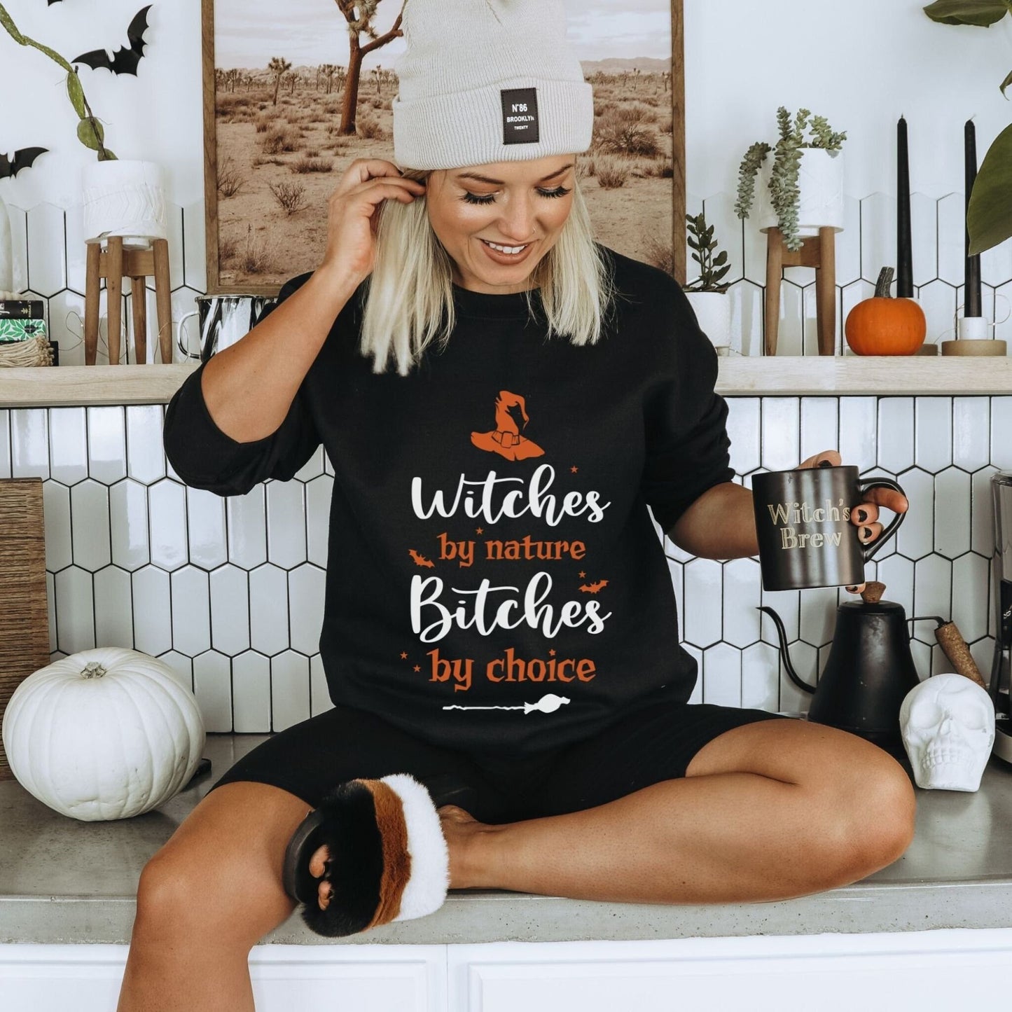 Halloween Sweatshirt,Spooky Season Witch Sweatshirt,Womens Halloween Sweatshirt, Cute Fall Sweater, Gift For Halloween, Spooky Season Shirt