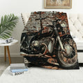 Shiartex  Vintage Motorcycle Blanket Gifts for Men Women Throw Blanket for Couch Sofa Bedding Plush Throw Blanket Soft Warm Cozy for Kids Adults All Season White - Walmart.com