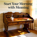 Solid Wood Writing Desk With Drawers & Vintage-Inspired Charm