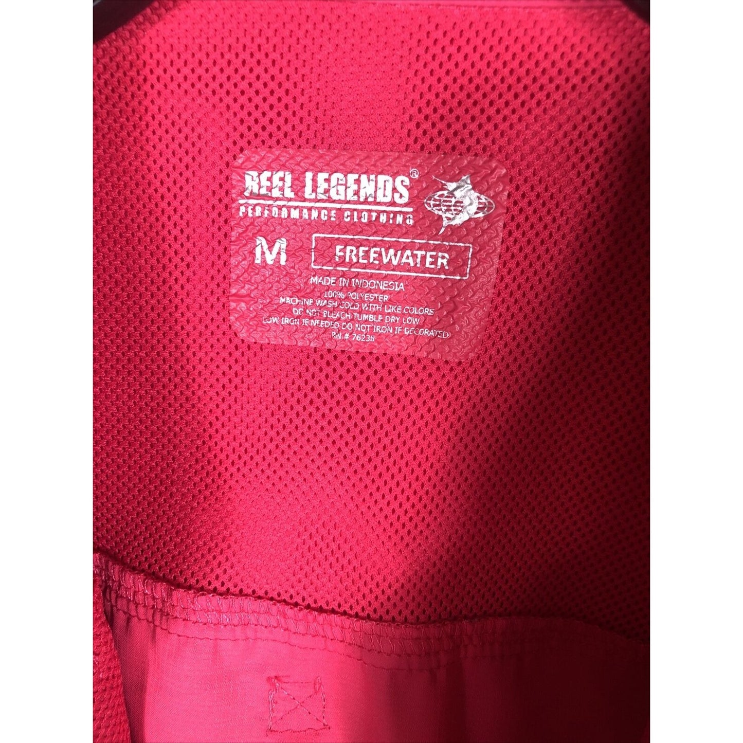 Reel Legends Woman’s Fishing Shirt Outdoor Performance Long Sleeve Button Up