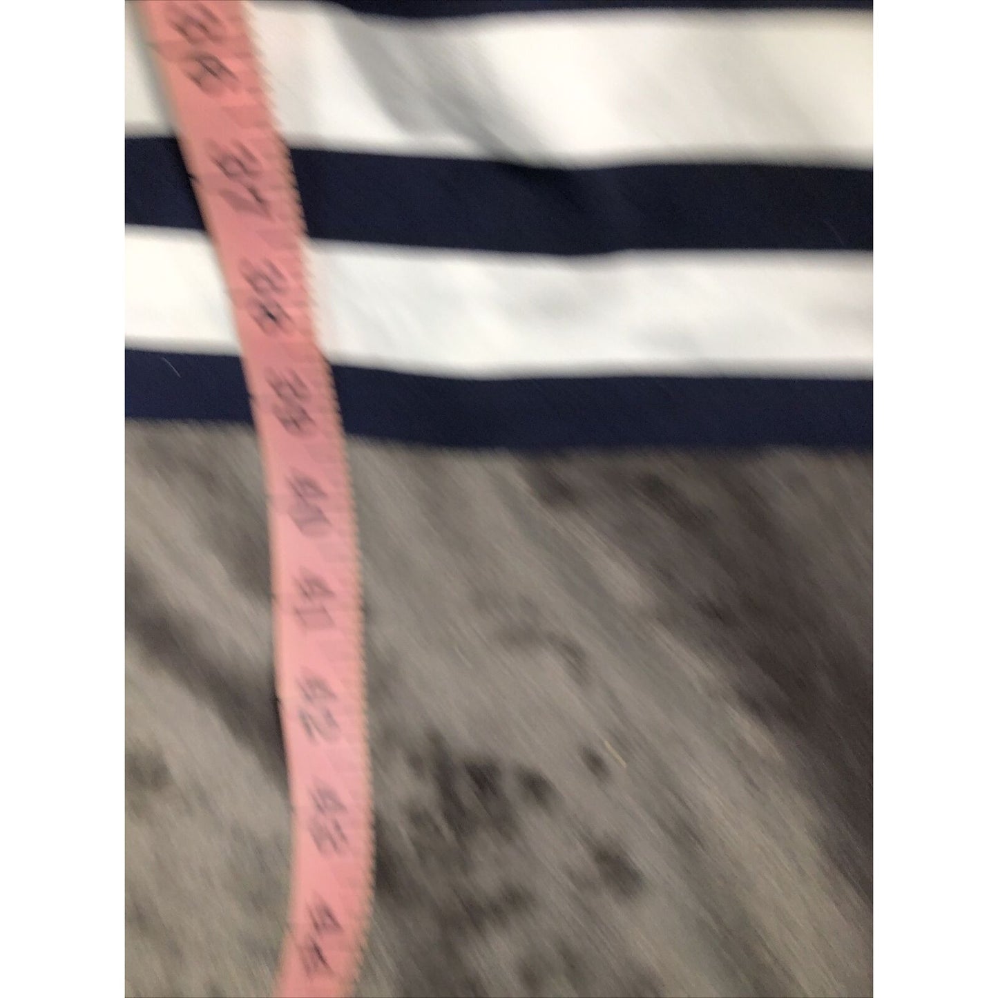 9&Co. Woman's Dress Navy Blue Stripe Bow Tie On Side Size 10