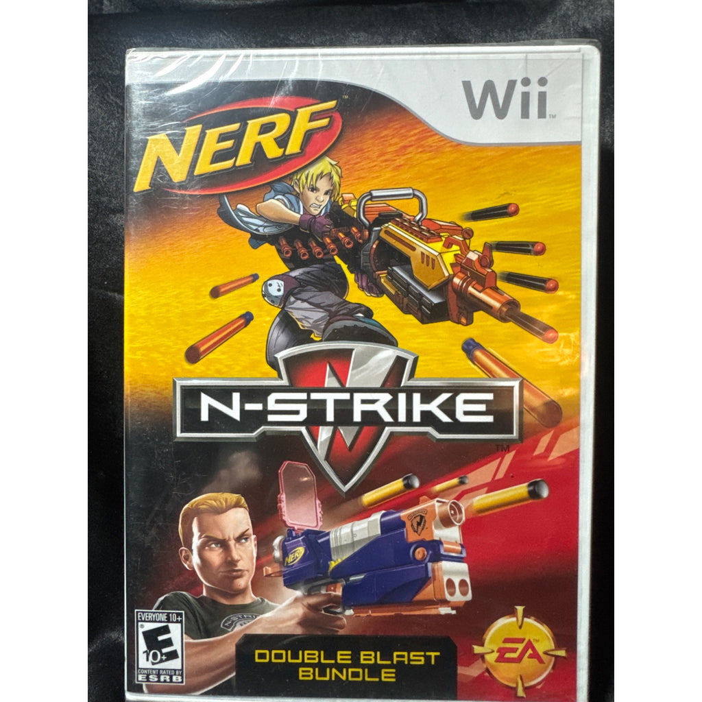 Nerf N-Strike Double Blast Bundle For Wii New Sealed Video Game new unopened