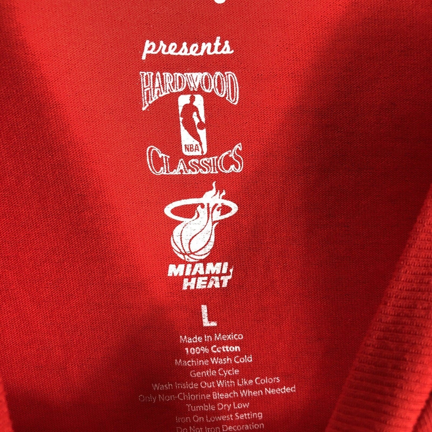 We Love Fine Shirt Mens Size Large Miami Heat Tee Shirt