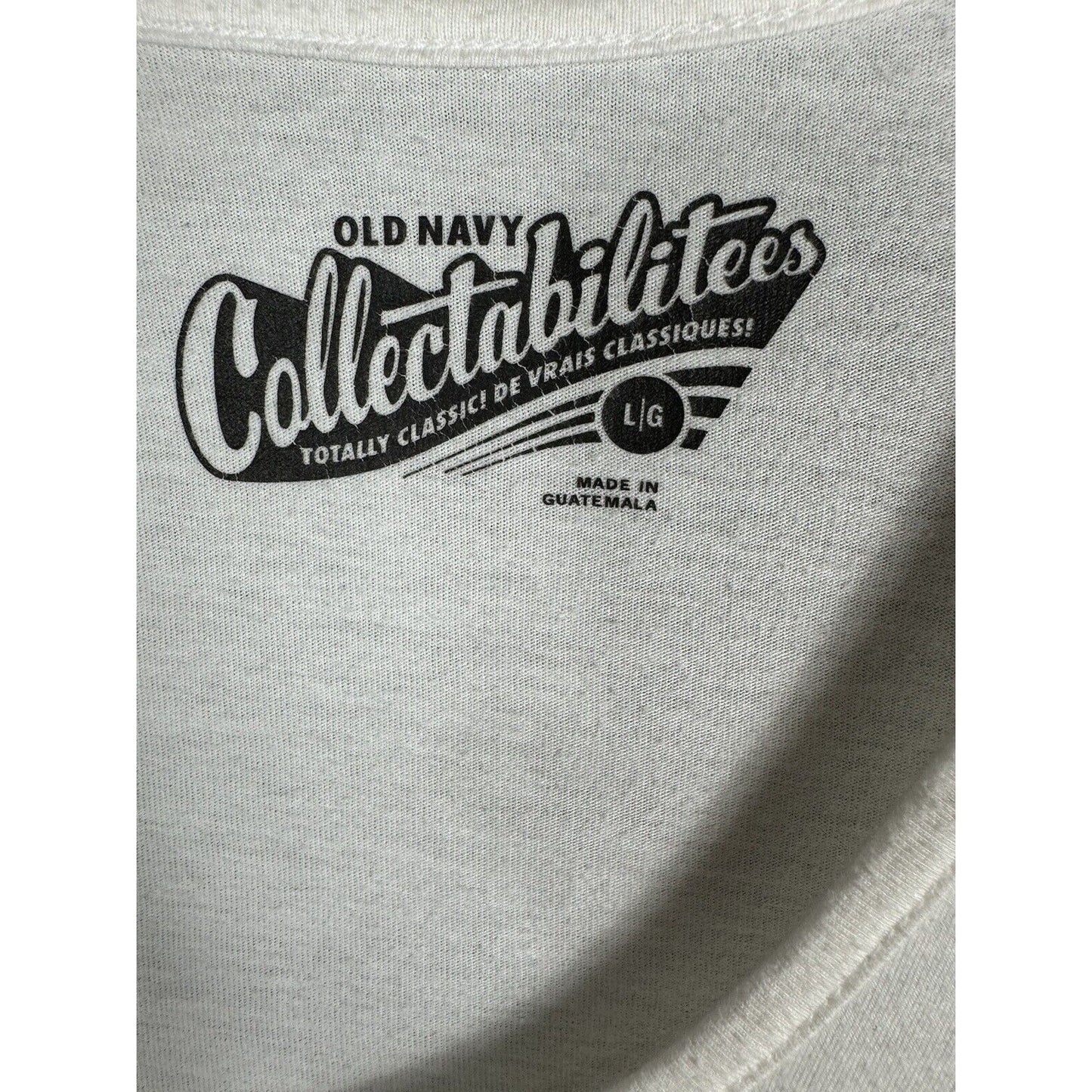 Old Navy Collectibletees James Dean White T-Shirt Fun Graphic Adult Size Large