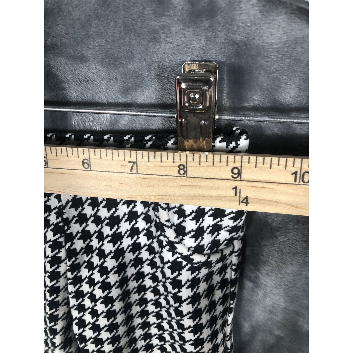 Old Navy Girls Black And White Dog Tooth Stretch Pants Size 5 Toddler